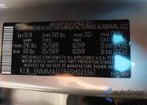 2025 Genesis Gv70 2.5T Awd from USA, damaged, VIN 5NMMADTB6SH023367